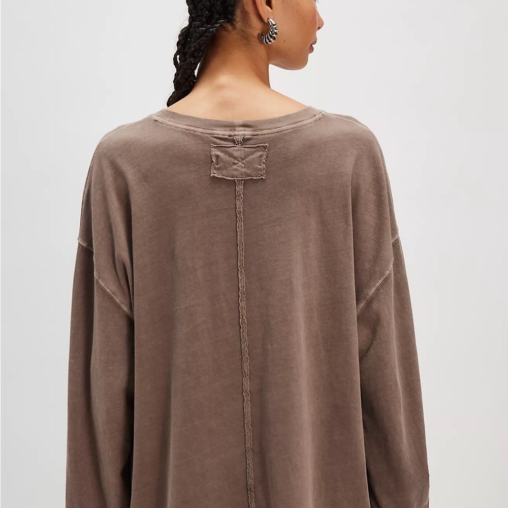 We The Free Camden Sweatshirt Dusted Coco SZ XL NWT SOLD OUT - Picture 2 of 3